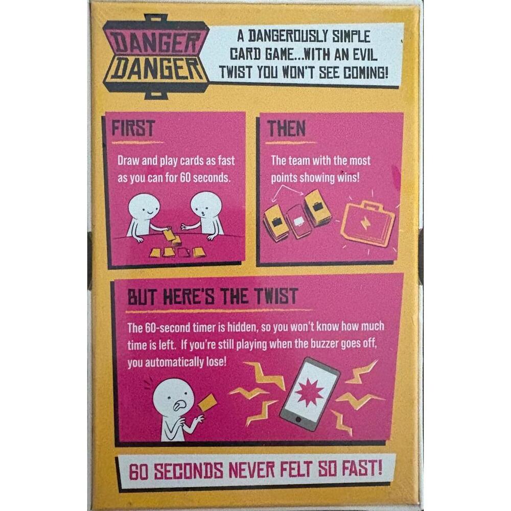 Danger Danger Card Game - Exploding Kittens NEW - Picture 2 of 2
